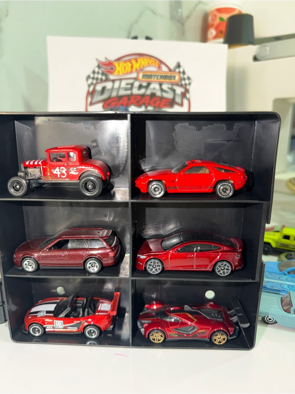 Hot Wheels Red Diecast Car Set - 6-Piece Collector Pack